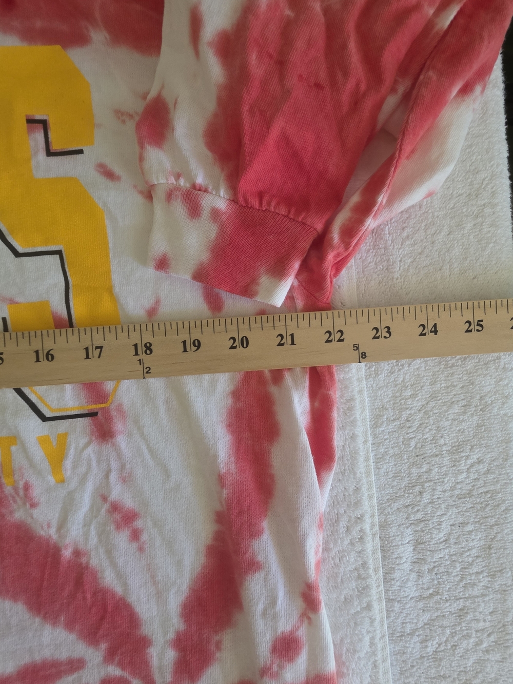 NWOT Junk Food NFL Kansas City Chiefs Tie Dye Long Sleeve Shirt  L  Unisex - Picture 3 of 5